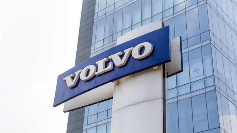 1116237 Офис компании Volvo логотип
