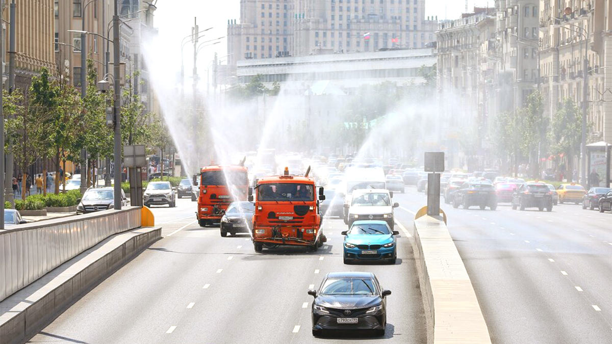 В Москве объявлен "оранжевый" уровень погодной опасности