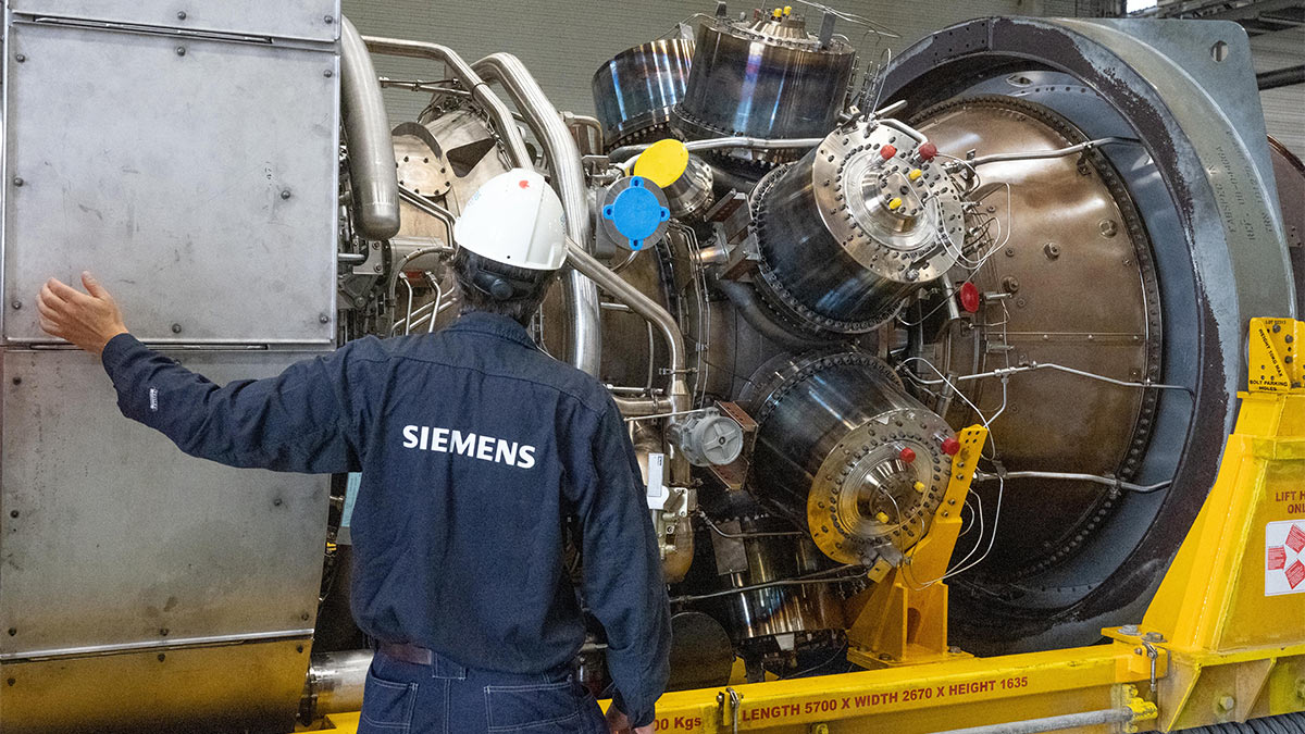 Газовая турбина Siemens