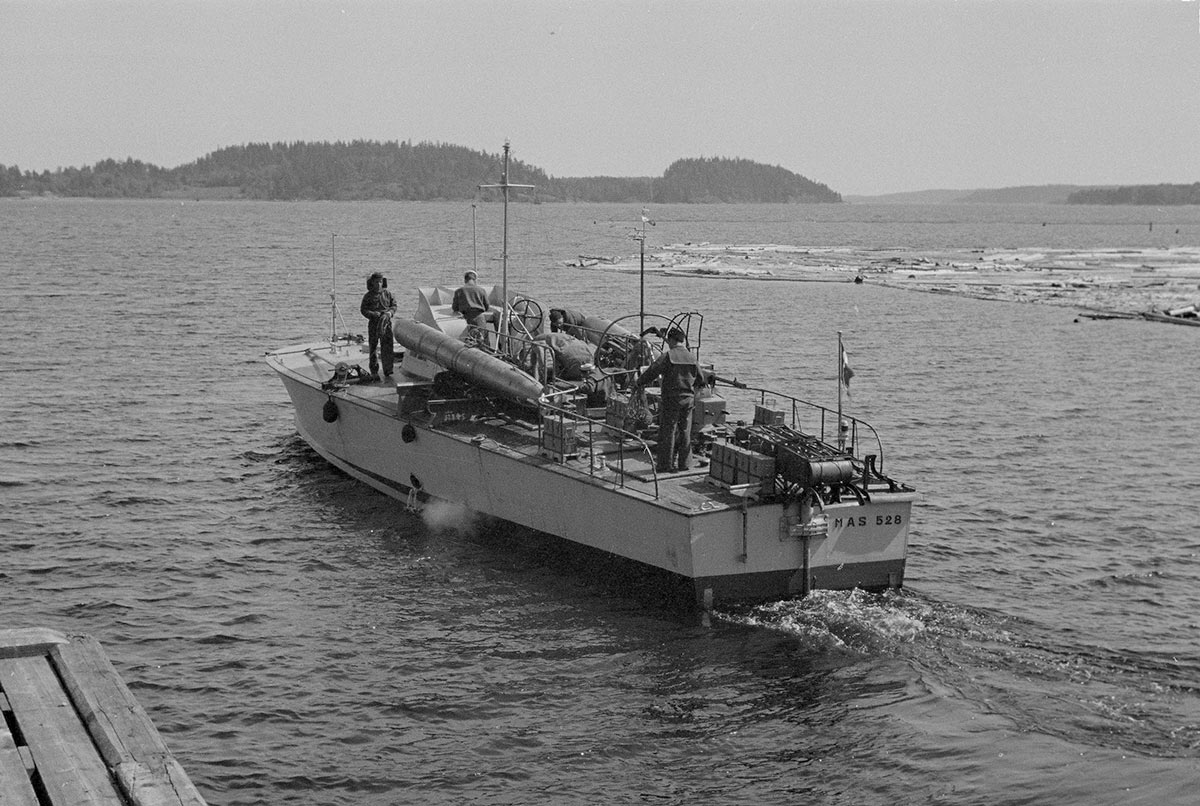 Итальянский торпедный катер MAS 528 (тип MAS 526) на Ладожском озере