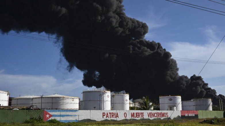 В результате пожара на кубинском нефтехранилище пострадали более 120 человек
