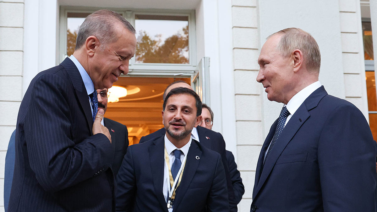 Президент РФ Владимир Путин и президент Турции Тайип Эрдоган