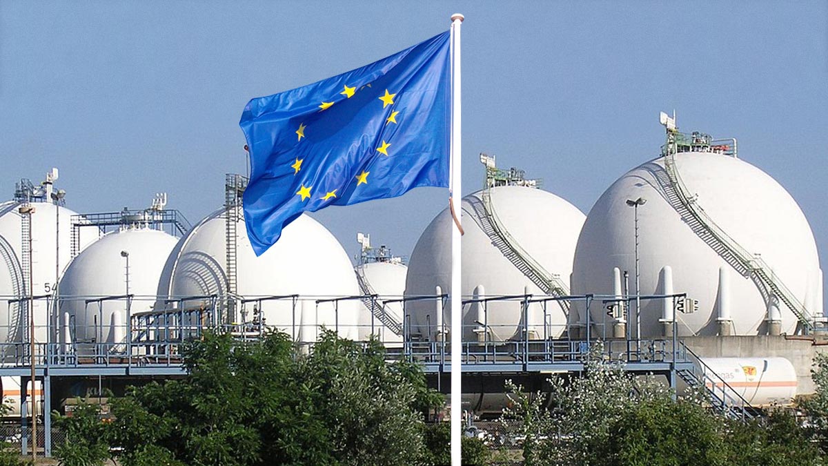 Европа снижает темпы закачки газа