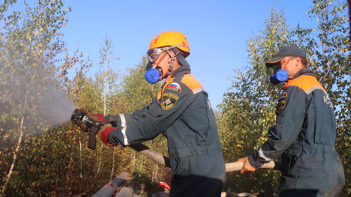 Площадь горения в нижегородском лесу сократилась до 70 гектаров