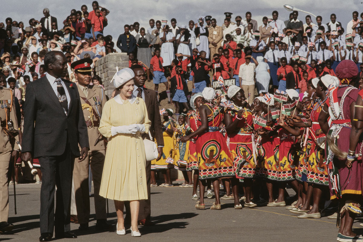 Королева Великобритании Елизавета II в Кении