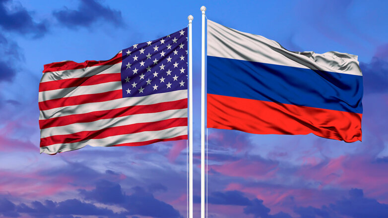 1167475 Флаги Россия США