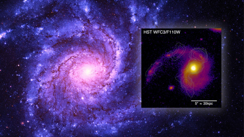 Раскрыта причина "смерти" галактики в 7 миллиардах световых лет