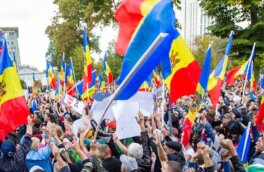 В Кишинёве сторонники оппозиции вышли на массовую акцию протеста