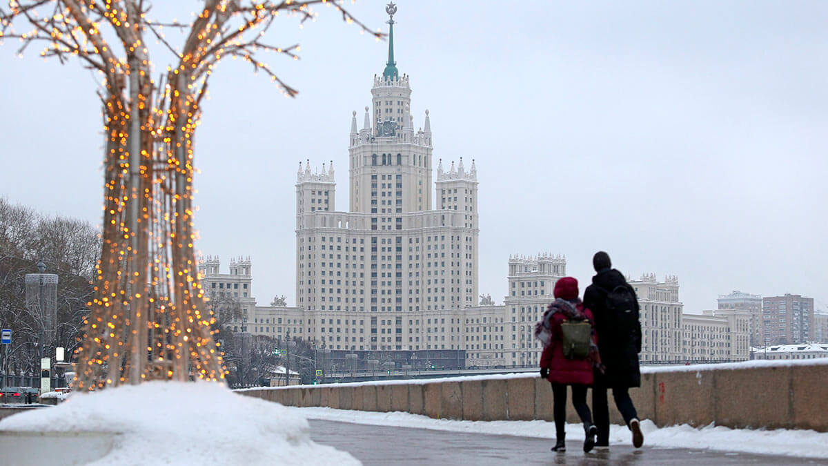 Зима в москве сегодня