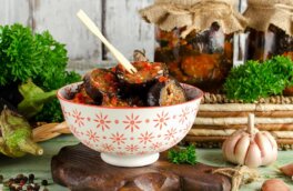 Имам баялды по-армянски на зиму: вкусная заготовка из жареных баклажанов