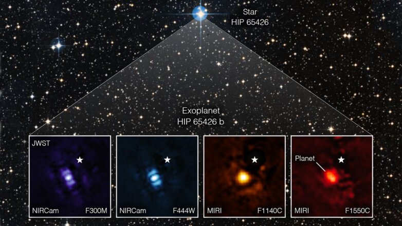 Телескоп James Webb получил первое изображение экзопланеты