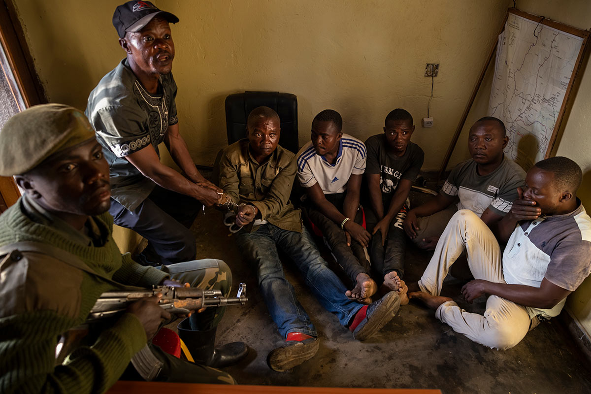 Арестованные сторонники ИГИЛ в Конго