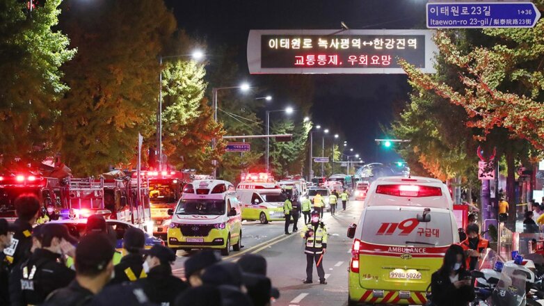 Yonhap: в Сеуле устроят временные мемориалы, чтобы почтить память погибших в давке