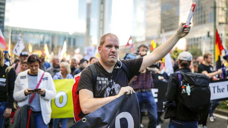 СМИ: в Брюсселе прошел митинг против роста цен на энергию