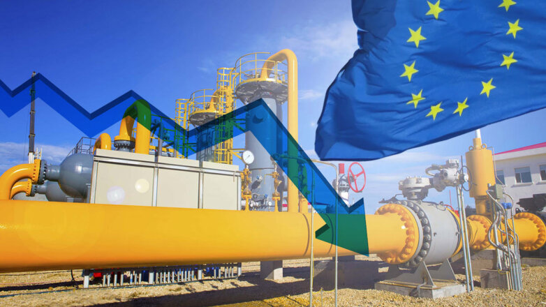 Биржевые цены на газ в Европе упали до $805 за тысячу кубометров