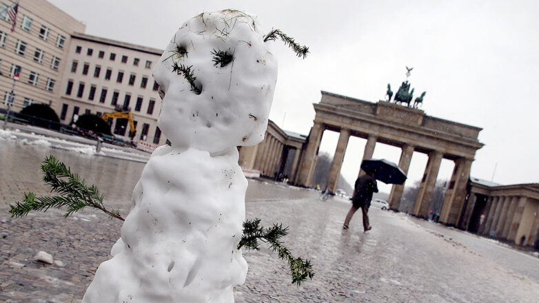 Снеговик в Берлине