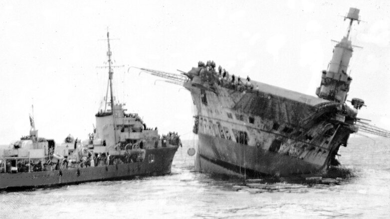 Гибель авианосца HMS Ark Royal 13ноября 1941 года