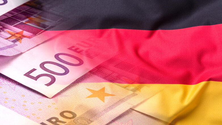 1200407 Флаг Германии Германия и деньги евро