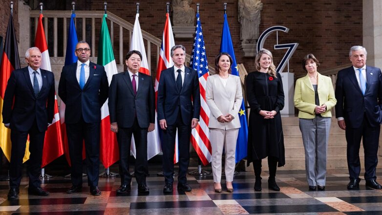 Главы МИД G7 назвали "ложными" данные РФ о готовности Киева применить "грязную бомбу"