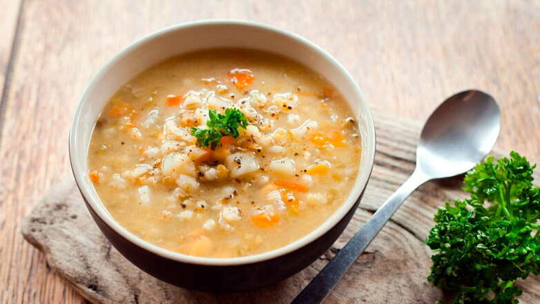 Куриный суп с перловкой