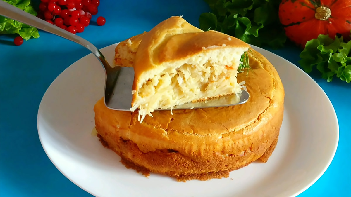 Пирог с квашеной капустой, 2 рецепта: дрожжевой и «на скорую руку»