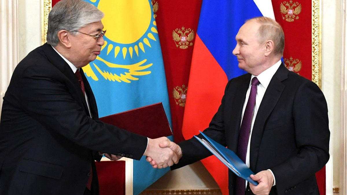 Президенты России и Казахстана рассказали об успехах сотрудничества между странами