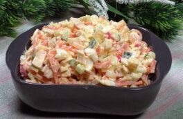 30 минут на кухне: салат "Валерия" с копченой курицей и корейской морковью