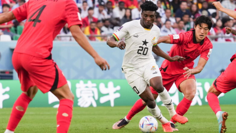 Сборная Ганы по футболу обыграла Южную Корею на чемпионате мира в Катаре