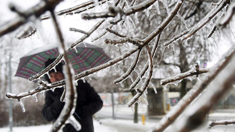 В Москве объявили штормовое предупреждение из-за ледяного дождя и мокрого снега