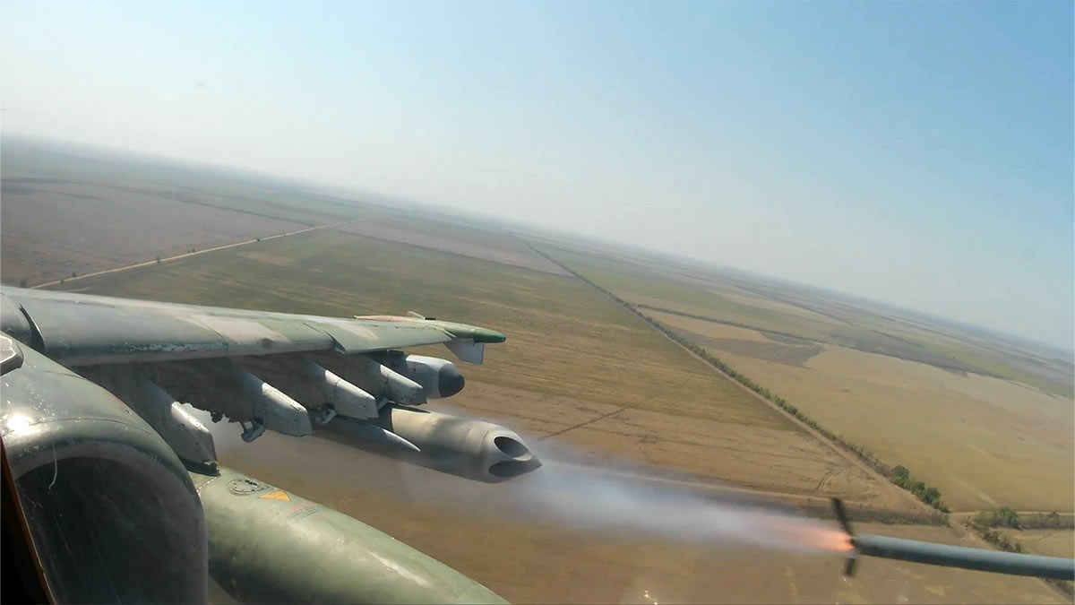 Боевая работа экипажей штурмовиков Су-25 ВКС РФ в ходе СВО
