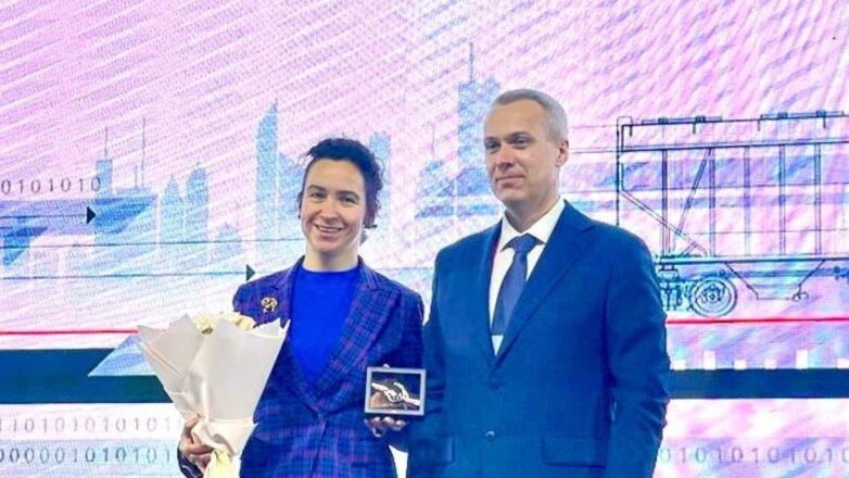 Ирина Ольховская получила премию РЖД в номинации "Партнер года – Грузоотправитель"