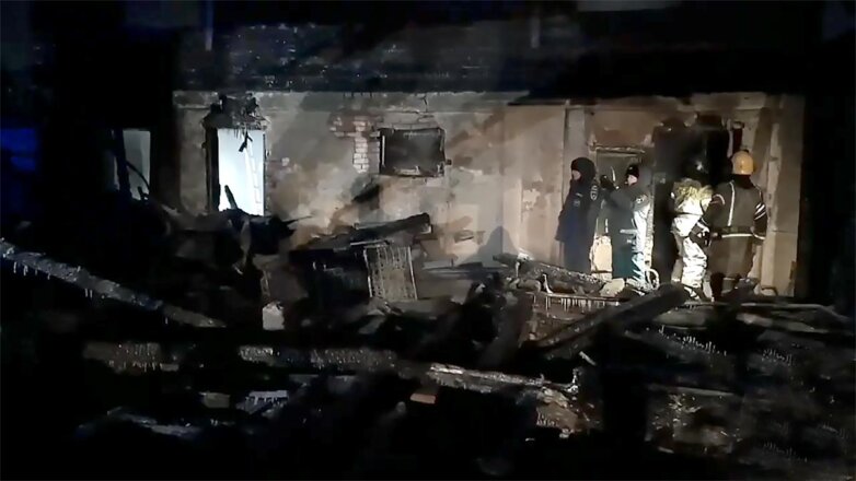 В Кемерове назвали предварительную причину пожара в доме престарелых