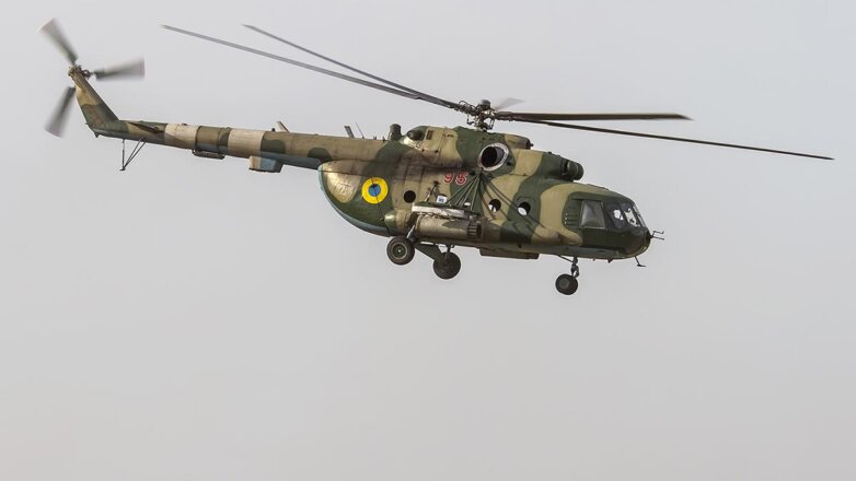 Расчеты ПЗРК "Верба" сбили вертолет Ми-8 ВСУ, который летел в сторону Белгородской области