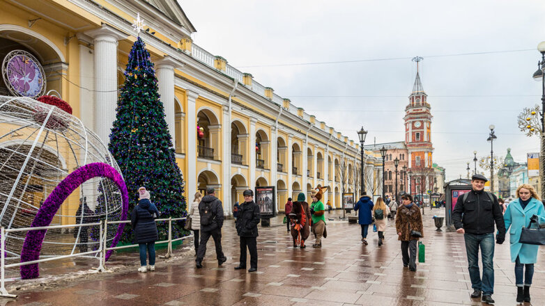 В Санкт-Петербурге прогнозируют дождь на Новый год