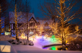 Как украсить дом снаружи к Новому году: 5 идей для создания праздничного настроения