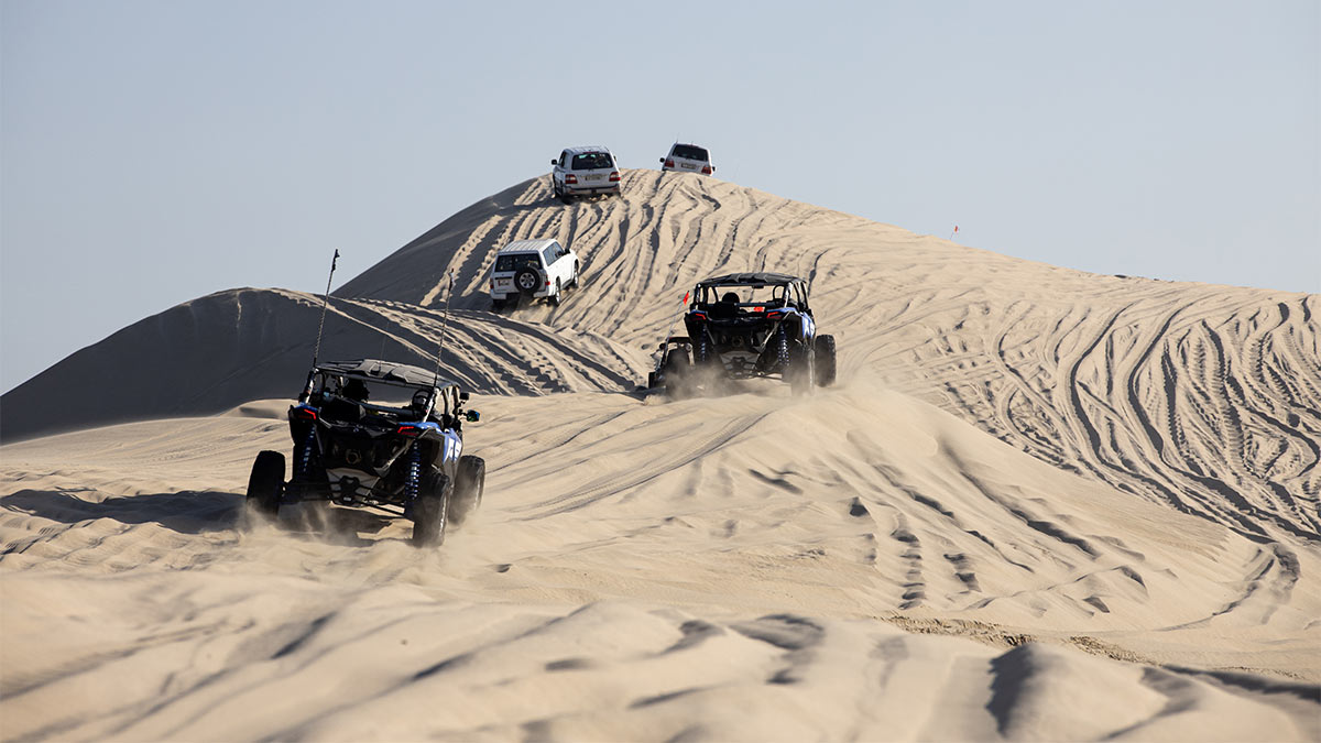 Ралли по песчаным дюнам на джипах и багги. Катар