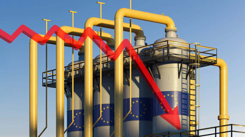 Биржевые цены на газ в Европе опустились ниже $1080 за тысячу кубометров
