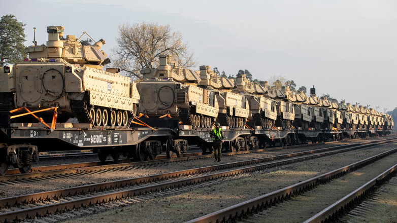 Тяжелая техника армии США прибыла в Литву