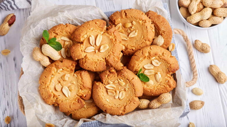 30 минут на кухне: печенье с арахисовыми лепестками