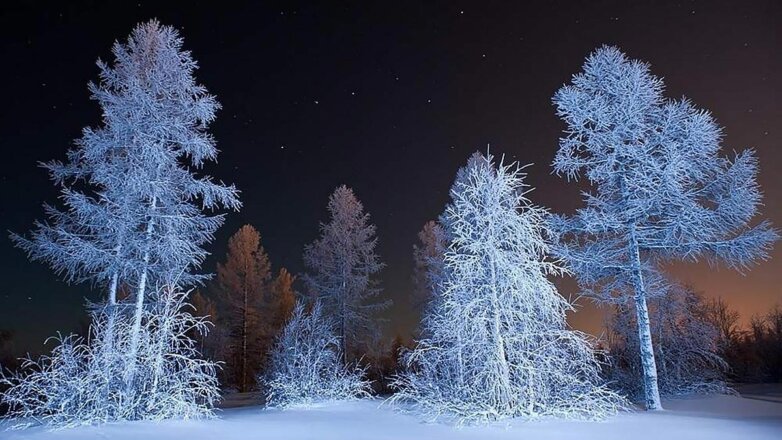 На новогоднюю ночь в Кузбассе придется пик недельного похолодания