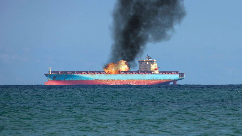 Взрыв на грузовом судне произошел у берегов Турции в Чёрном море