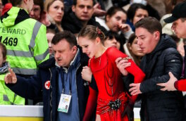 Тренер сообщила, что у Зининой нет перелома после падения на Кубке Первого канала