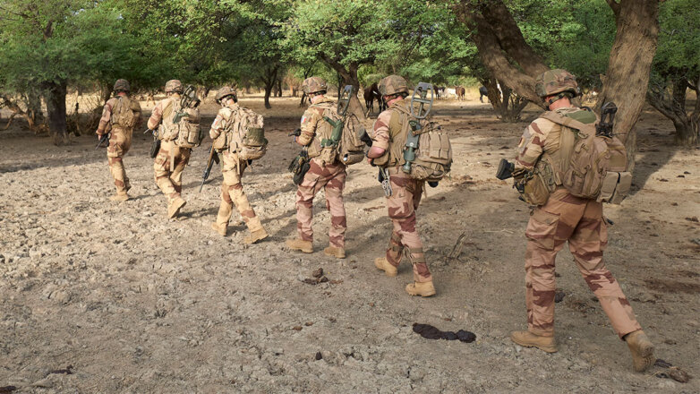 Французские военнослужащие в Буркина-Фасо