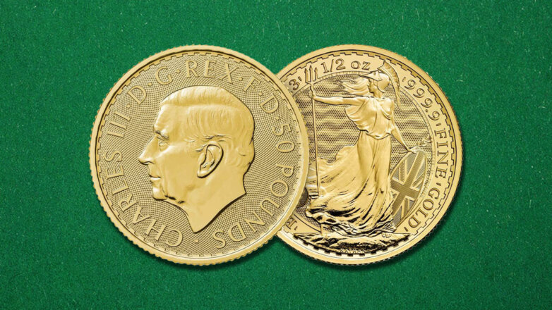 В Великобритании представили монету из чистого золота с портретом Карла III