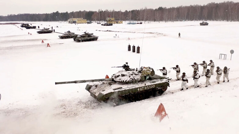 Отработка совместных действий российских и белорусских военнослужащих в Белоруссии