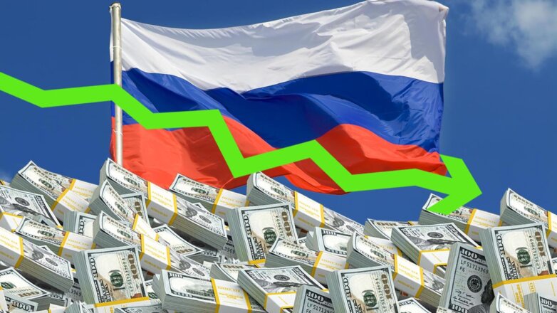 Внешний долг России за 2022 год снизился на $100,4 миллиарда