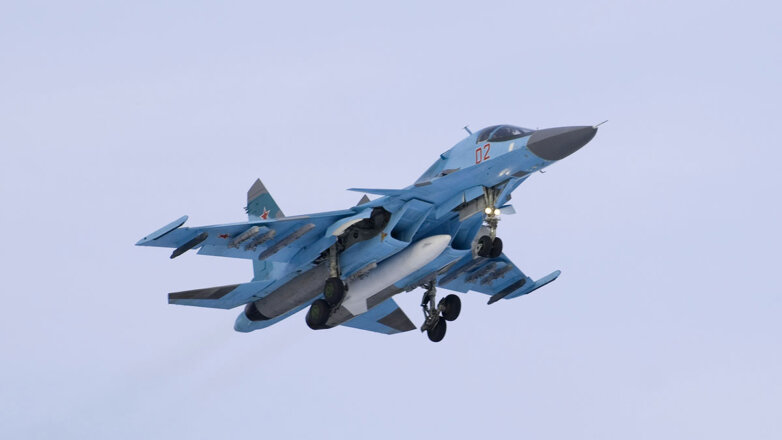 Российские бомбардировщики Су-34 поразили два пункта дислокации ВСУ