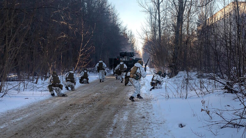 ВСУ провели учения по обороне Киева на границе с Белоруссией