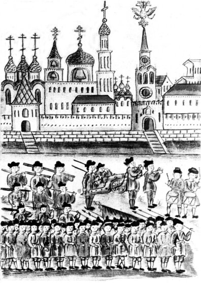 Стрельцы в Кремле, 1682 год