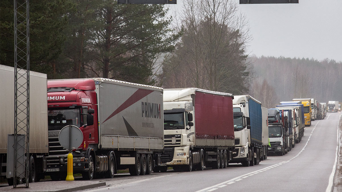 Белоруссия запретила фурам Литвы, Латвии и Польши ездить без навигационных пломб